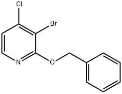 Pyridine, 3-bromo-4-chloro-2-(phenylmethoxy)-,1809310-04-0,结构式