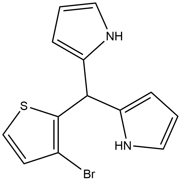 2,2’-[(3-Bromothiophen-2-yl)methylene]bis(1H-pyrrole) Struktur