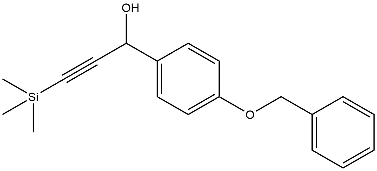 1809752-55-3 4-(Phenylmethoxy)-α-[2-(trimethylsilyl)ethynyl]benzenemethanol