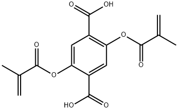 2,5-Bis(methacryloyloxy)terephthalic acid Struktur