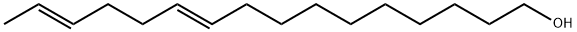 10,14-Hexadecadien-1-ol, (10E,14E)- Structure