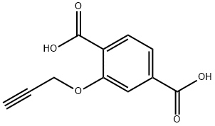 2-(3-炔丙氧基)对苯二甲酸, 181022-09-3, 结构式