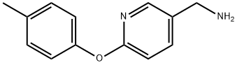 3-Pyridinemethanamine, 6-(4-methylphenoxy)- Structure
