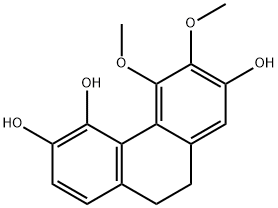 9,10-Dihydro-3,4-dimethoxy-2,5,6-phenanthrenetriol Struktur