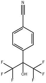 4-[2,2,2-Trifluoro-1-hydroxy-1-(trifluoromethyl)ethyl]benzonitrile|