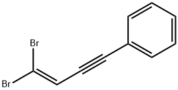 Benzene, (4,4-dibromo-3-buten-1-yn-1-yl)- 结构式