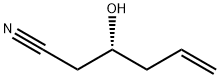 5-Hexenenitrile, 3-hydroxy-, (3R)- Struktur