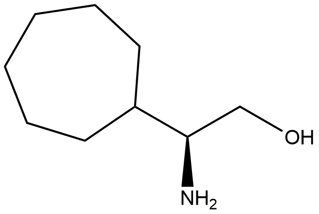 Cycloheptaneethanol, β-amino-, (βS)- Structure