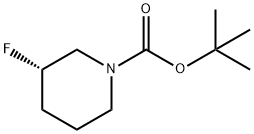 1-Piperidinecarboxylic acid, 3-fluoro-, 1,1-dimethylethyl ester, (3S)- 结构式