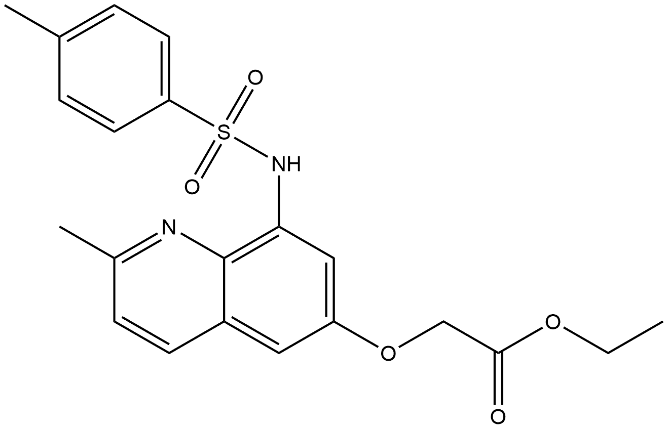 Zinquin Ethyl Ester Structure