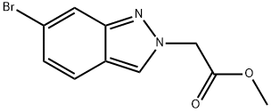 2-(6-溴-2H-吲唑-2-基)乙酸乙酯,1816253-24-3,结构式