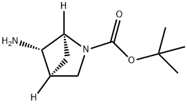 (1S,4S,5S)-5-氨基-2-氮杂双环[2.1.1]己烷-2-羧酸叔丁酯,1817790-70-7,结构式