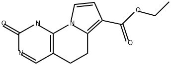 2-羟基-5,6-二氢嘧啶并[4,5-E]吲嗪-7-甲酸乙酯 结构式