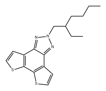 2H-Dithieno[3,2-e:2',3'-g]benzotriazole, 2-(2-ethylhexyl)- Structure