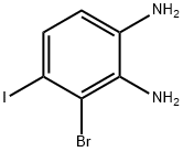 1,2-Benzenediamine, 3-bromo-4-iodo- Struktur