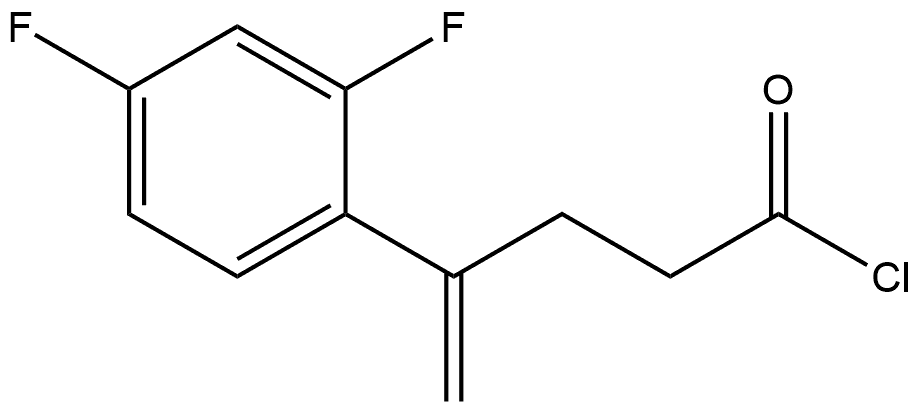 Benzenebutanoyl chloride, 2,4-difluoro-γ-methylene-,182009-37-6,结构式