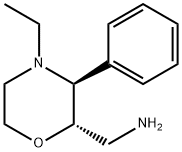 2-Morpholinemethanamine, 4-ethyl-3-phenyl-, (2S,3S)- Structure