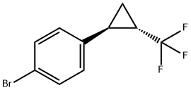 Benzene, 1-bromo-4-[(1S,2S)-2-(trifluoromethyl)cyclopropyl]- Structure
