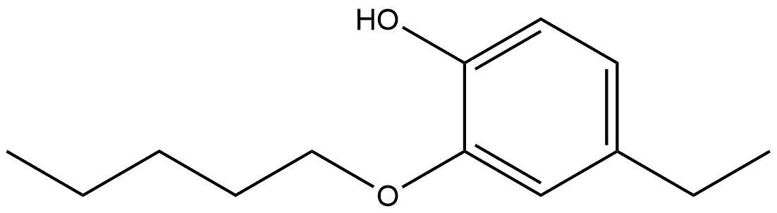 4-Ethyl-2-(pentyloxy)phenol Structure