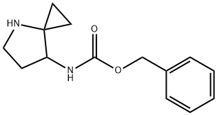 Carbamic acid, N-4-azaspiro[2.4]hept-7-yl-, phenylmethyl ester Struktur