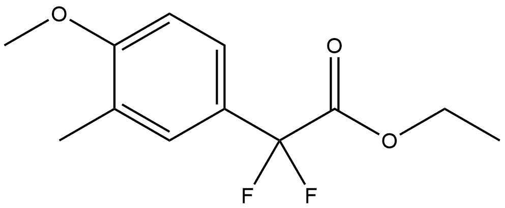 Ethyl α,α-difluoro-4-methoxy-3-methylbenzeneacetate|