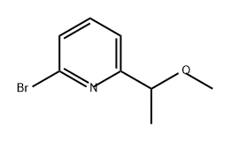 Pyridine, 2-bromo-6-(1-methoxyethyl)- Struktur