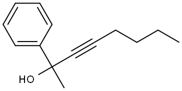 Benzenemethanol, α-1-hexyn-1-yl-α-methyl-|