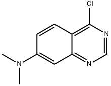 7-Quinazolinamine, 4-chloro-N,N-dimethyl- 化学構造式