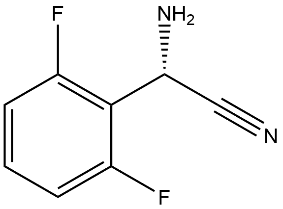 (S)-2-Amino-2-(2,6-difluorophenyl)acetonitrile,1821655-97-3,结构式