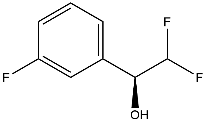 Benzenemethanol, α-(difluoromethyl)-3-fluoro-, (αS)- Structure