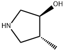 3-Pyrrolidinol, 4-methyl-, (3S,4R)-,1821737-26-1,结构式
