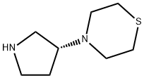 Thiomorpholine, 4-(3R)-3-pyrrolidinyl-,1821825-01-7,结构式
