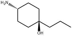 Cyclohexanol, 4-amino-1-propyl-, cis- Structure
