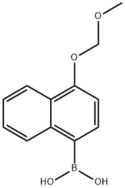 Boronic acid, B-[4-(methoxymethoxy)-1-naphthalenyl]- Struktur