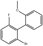 1,1'-Biphenyl, 2-bromo-6-fluoro-2'-methoxy- Struktur