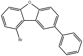 1-溴-8-苯基二苯并呋喃 结构式