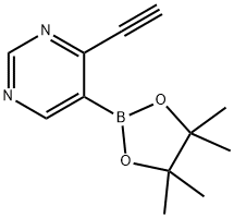 1822374-04-8 4-乙炔基-5-(4,4,5,5-四甲基-1,3,2-二氧硼杂环戊烷-2-基)嘧啶