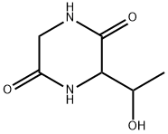 3-(1-HYDROXYETHYL)PIPERAZINE-2,5-DIONE,1822532-44-4,结构式