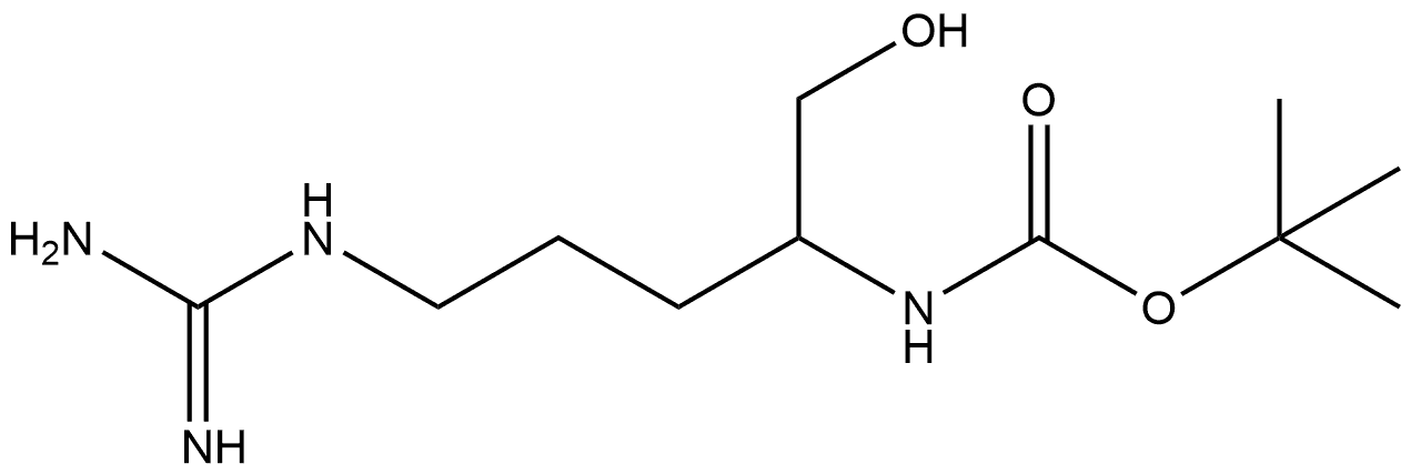 N-Boc-DL-Argininol Structure