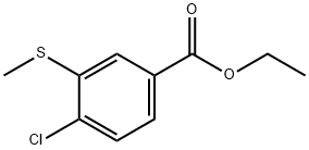 Ethyl 4-chloro-3-(methylthio)benzoate,1822631-73-1,结构式