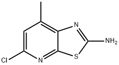 Thiazolo[5,4-b]pyridin-2-amine, 5-chloro-7-methyl- Structure