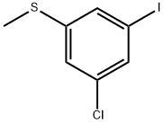 (3-Chloro-5-iodophenyl)(methyl)sulfane Structure