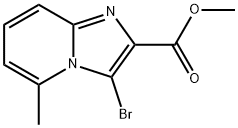 methyl 3-bromo-5-methylimidazo[1,2-a]pyridine-2-carboxylate Structure