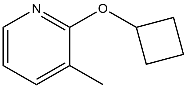 2-(Cyclobutyloxy)-3-methylpyridine,1822670-14-3,结构式