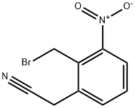 2-Bromomethyl-3-nitrophenylacetonitrile,1822677-45-1,结构式