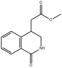 Methyl 2-(1-oxo-1,2,3,4-tetrahydroisoquinolin-4-yl)acetate Structure