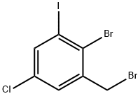 2-Bromo-5-chloro-3-iodobenzyl bromide 结构式