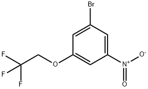 3-Bromo-5-(2,2,2-trifluoroethoxy)nitrobenzene Structure