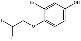 3-Bromo-4-(2,2-difluoroethoxy)phenol,1822861-89-1,结构式