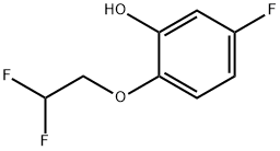 5-Fluoro-2-(2,2-difluoroethoxy)phenol Struktur